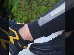 Chaussures de sécurité pour hommes légères en acier à orteils à maillage supérieur, semelle en PU, respirable, antistatique, anti-puncture