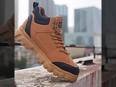 Chaussures de travail de sécurité imperméables pour hommes – Légères, anti-perforation, embout en acier, respirantes, anti-écrasement