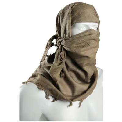 100% Cotton Tactical Desert Shemagh Adaptability Lightweight Sun Sand Protection
