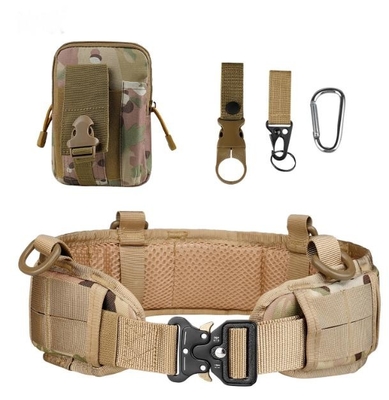 Multi-Functional Tactical Waist Belt Set, Outdoor MOLLE Tactical Belt For Military Enthusiasts And CS Field Combat