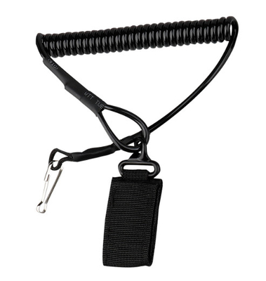 Multi-Function Tactical Spring Gun Sling , Outdoor Training Safety Rope , Keychain Anti-Lost Cord For Military Enthusiasts