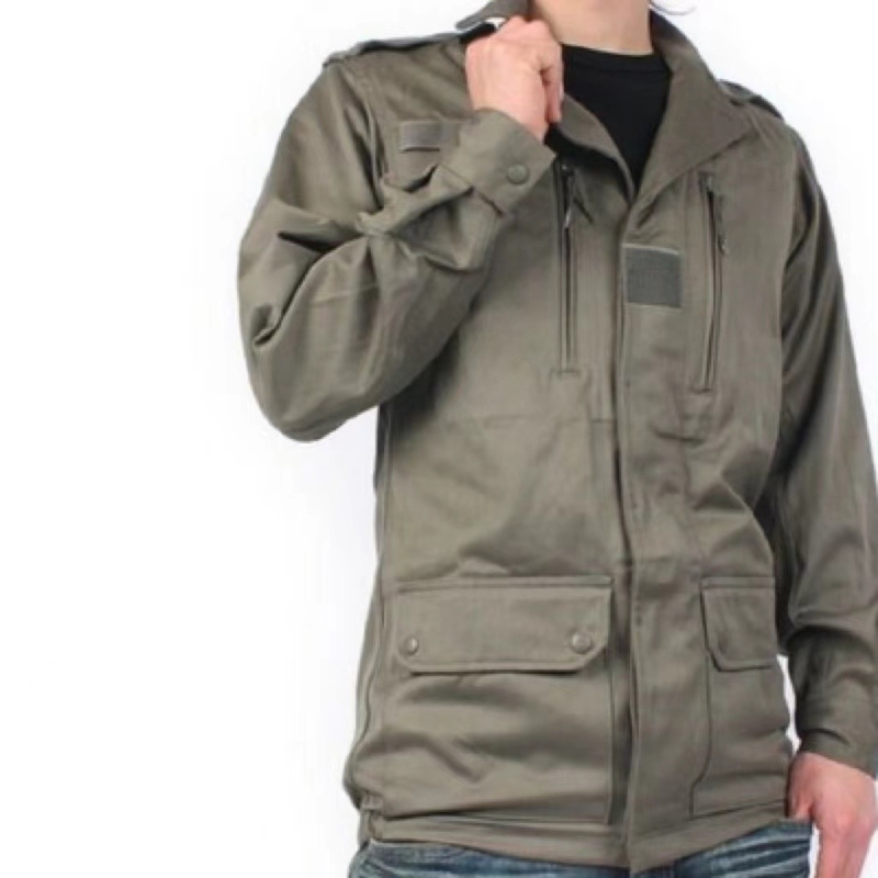 Men's Long Sleeve 65% polyester / 35% cotton Rip-stop military uniform tactical gear army F1 Jacket