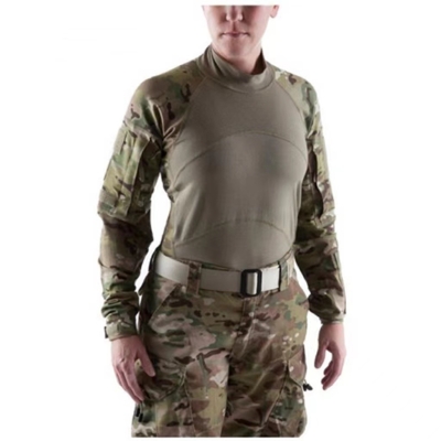 T-shirt de combat tactique militaire en tissu déchirant