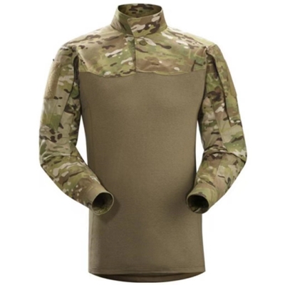 Le camouflage a adapté le costume aux besoins du client tactique militaire de grenouille de chemise de combat de couleur