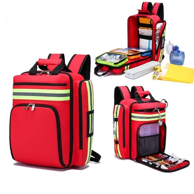 Sac à dos de premiers soins en extérieur Kit de sauvetage d'urgence Anti-tremblement de terre sac d'urgence d'inondation Grande capacité